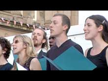 Oliver Kullainen Kotcha and Tellervo Kullainen, '1st Complaint Choir of Birmingham' (still from DVD), 2005