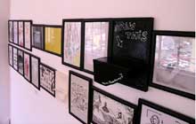 Surnames M-Z installation view at the Physics Room