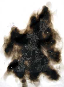 Yuk King Tan&rsquo;s drawing titled &lsquo;Makeshift City&rsquo;