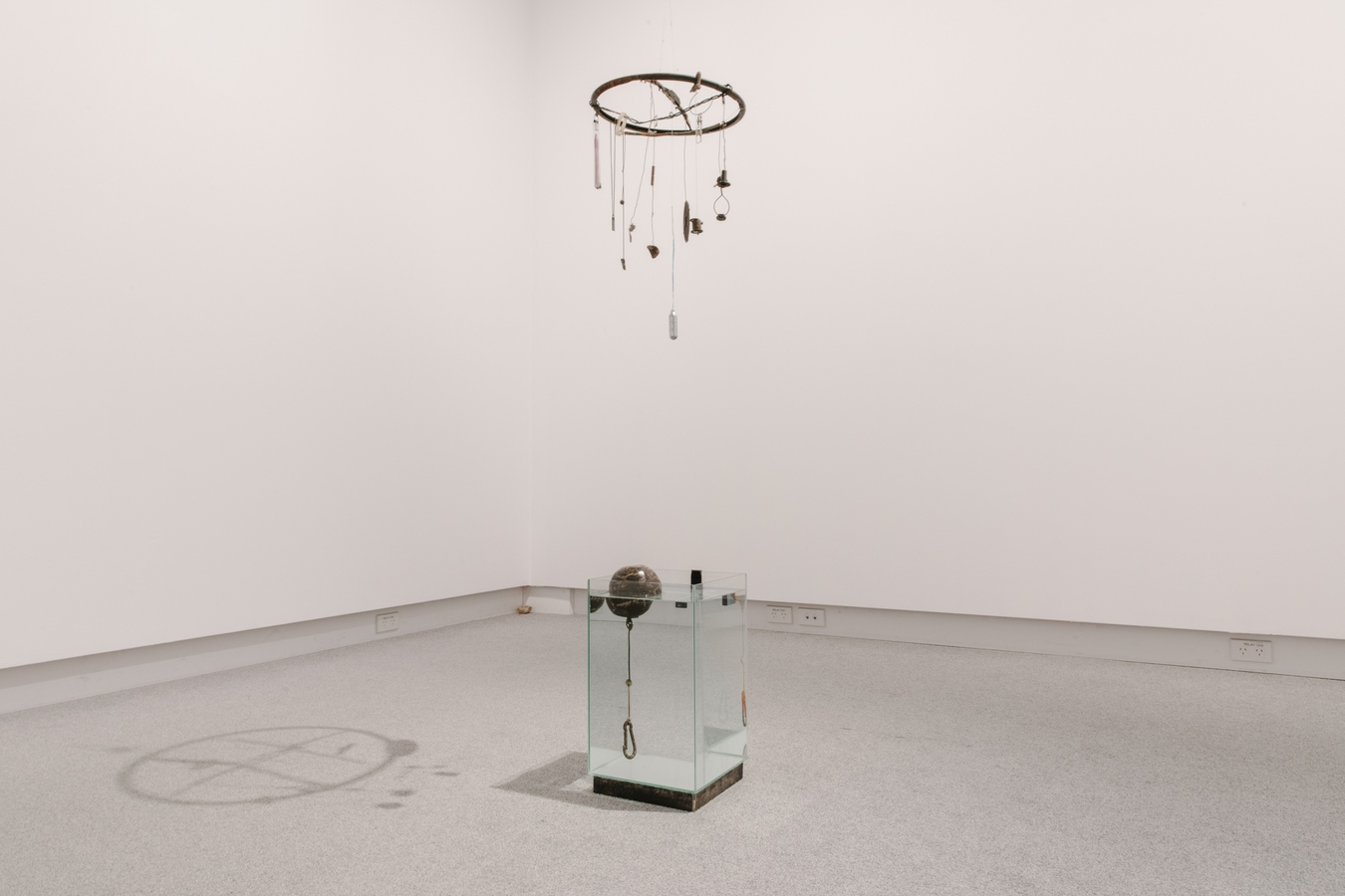 Image: Teresa Collins, Keyrings ring and The water goes sideways (installation view), 2022. Photo by Nancy Zhou.
