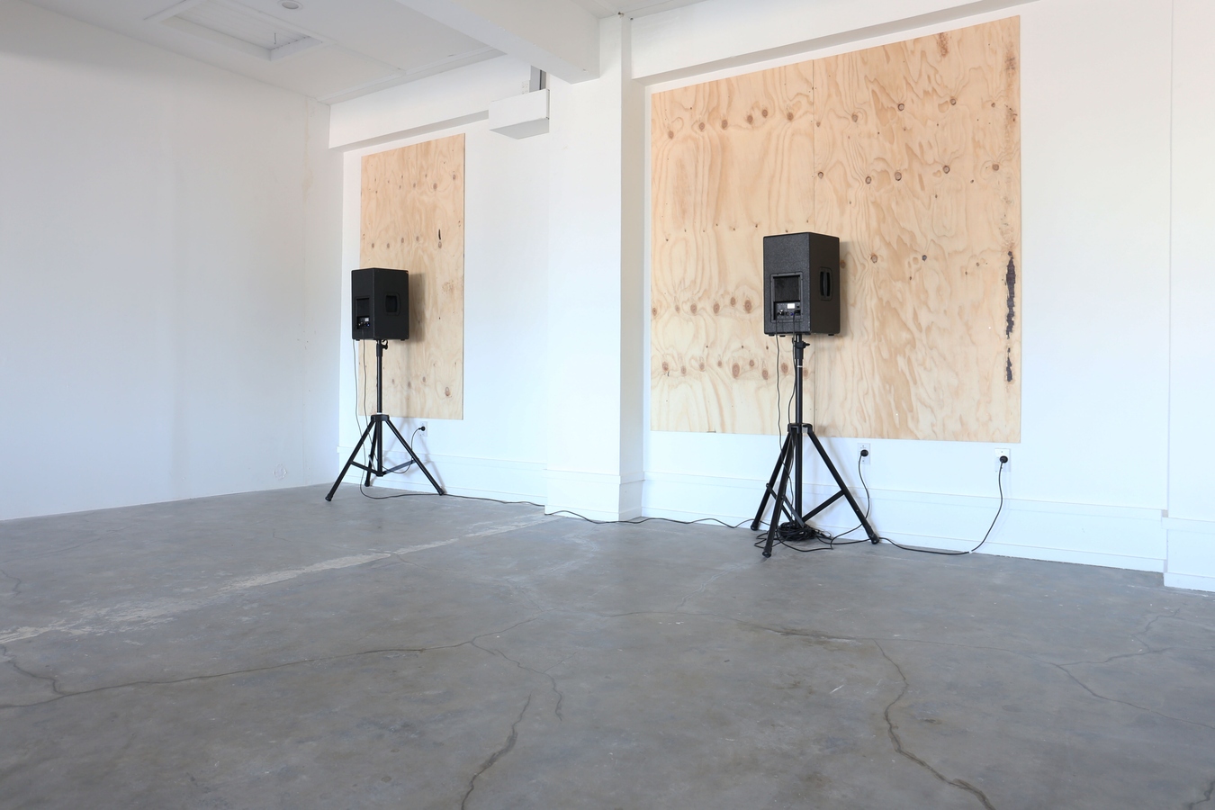 Installation view of Property is Theft!, Reuben Moss, 2017. Image: Daegan Wells.