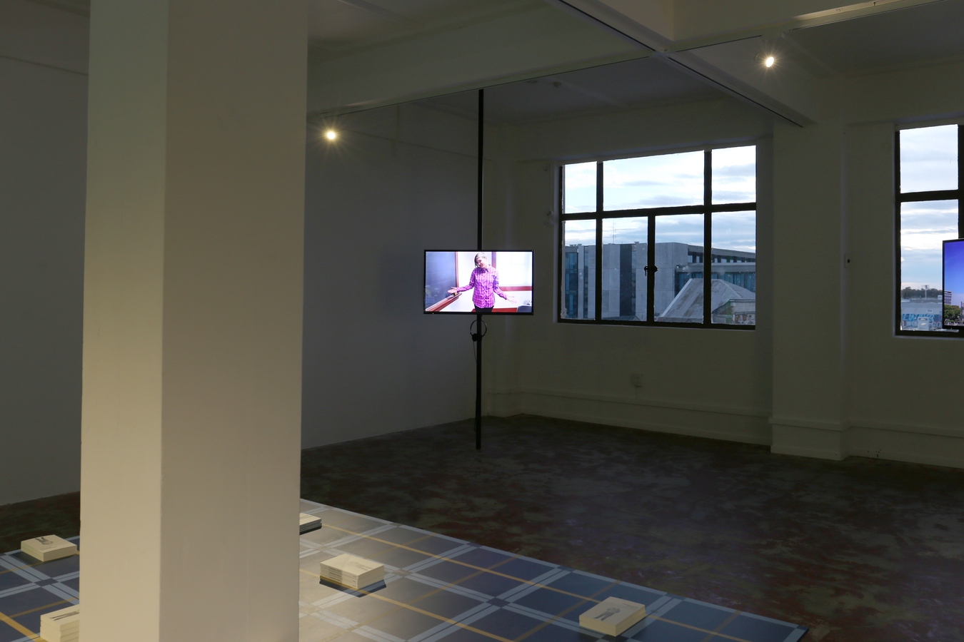 Share/Cheat/Unite, installation view of Yu-Cheng Chou, A Working History Lu Chieh-Te, 2012, commissioned by Te Tuhi in Auckland for the exhibition Share/Cheat/Unite, 2016. Image: Daegan Wells.