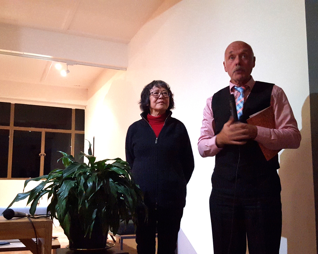 FFAP Judges, Roeland and Serene deliver a moving speech about each of the finalists, Serene revealed she was “... encouraged by the quality of the work in this exhibit...I didn’t expect it to be of such high calibre.”