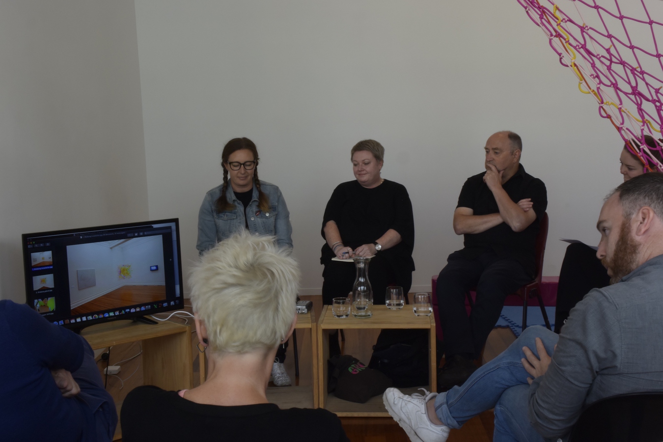 Panel discussion: After the exhibition, the lifespan of an artwork, 12 noon–1pm, Saturday 30 March. Doc Ross, Louise Palmer, and Miranda Parkes; chaired by Hope Wilson.