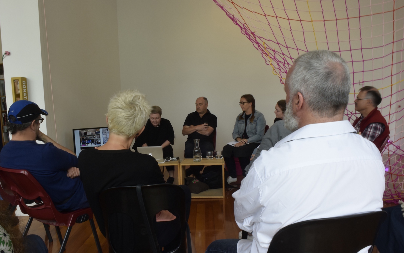 Panel discussion: After the exhibition, the lifespan of an artwork, 12 noon–1pm, Saturday 30 March. Doc Ross, Louise Palmer, and Miranda Parkes; chaired by Hope Wilson.
