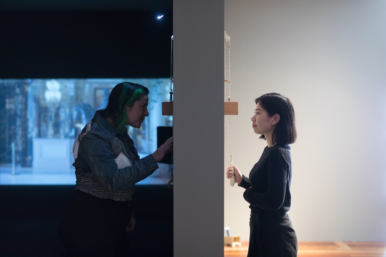 Image: Min-Young Her and Orissa Keane, Seeing Eye to Eye / The Nature of Collaboration (installation view), 2020. Photo: Janneth Gil.
