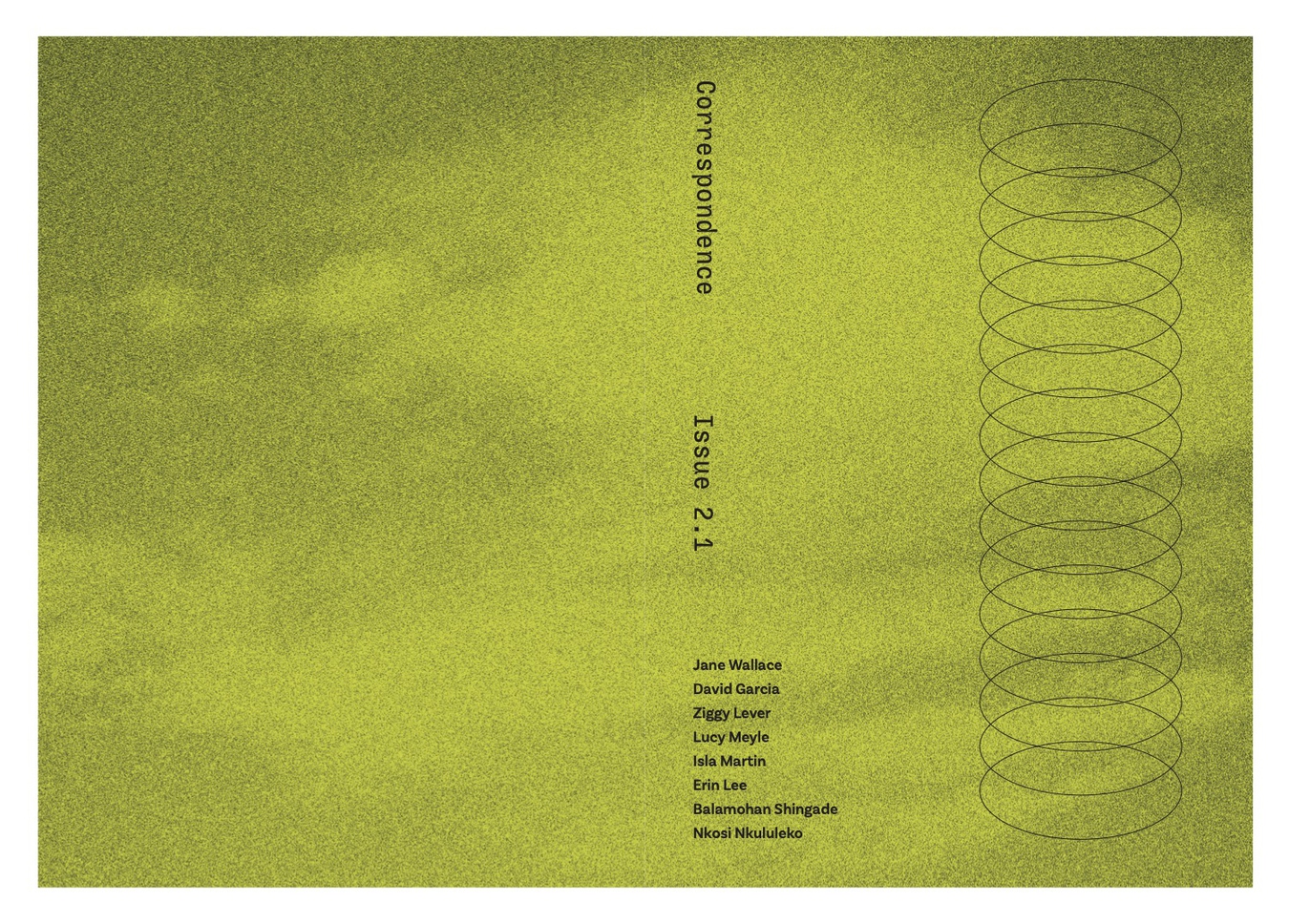 Correspondence 2.1 designed by Jane Maloney, MK Press. 