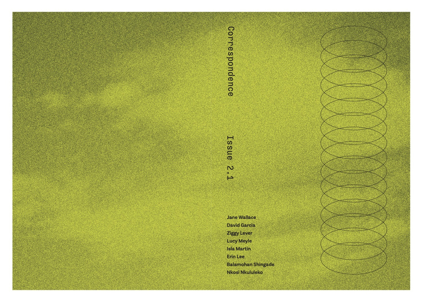 Correspondence 2.1 designed by Jane Maloney, MK Press.