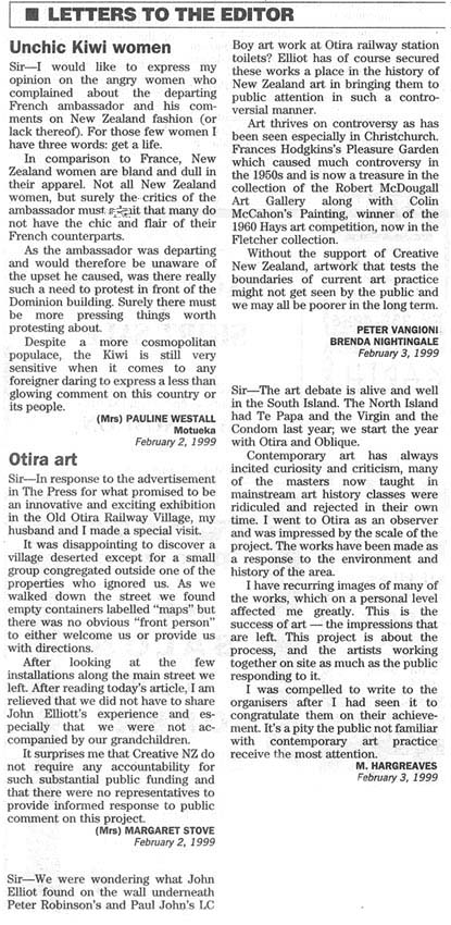 letters to the editor